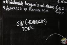 Gin (Hendricks of Hendrickx ?) tonic ? Wat zou daarmee bedoeld worden ? 